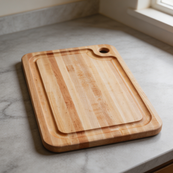18x12 Reversible Maple Cutting Board Juice Groove 1 25 Thick
